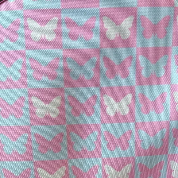 Danbar Pink/Blue Butterfly Backpack - Picture 5 of 5